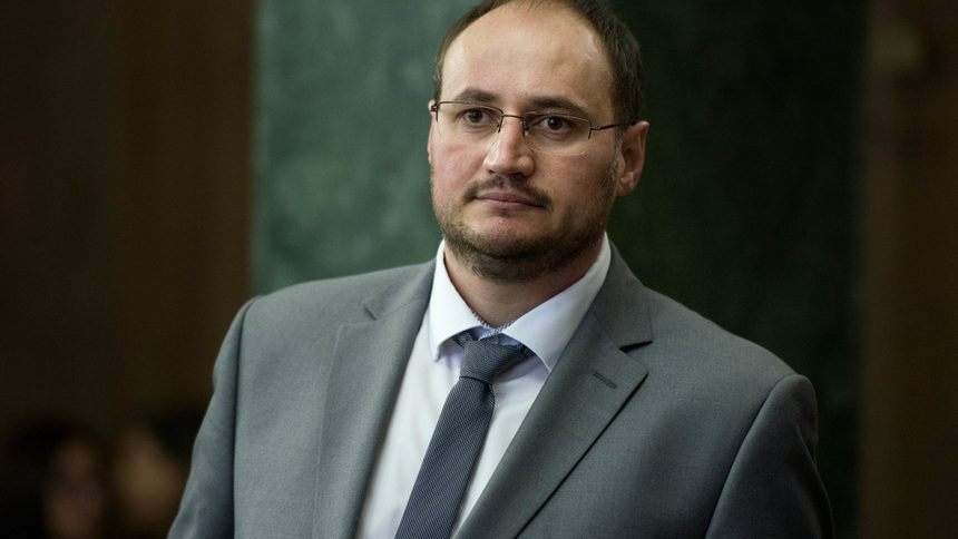 Новоизбраният председател на Софийския районен съд Александър Ангелов встъпи официално в длъжност през лятото на 2017 г.