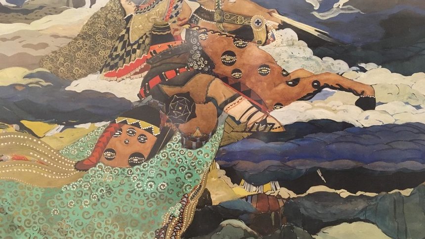 Иван Милев, 1897–1927, Крали Марко, 1926, Темпера, хартия, СГХГ