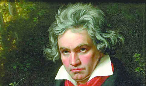 Портрет на Бетовен от Йозеф Карл Щилер (1820 г.)