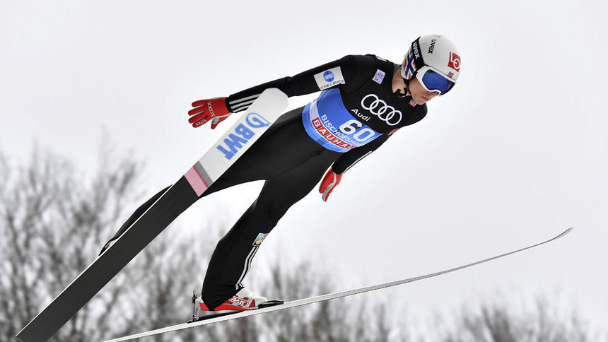 Владимир Зографски записа рекордно класиране в Световната купа по ски скокове