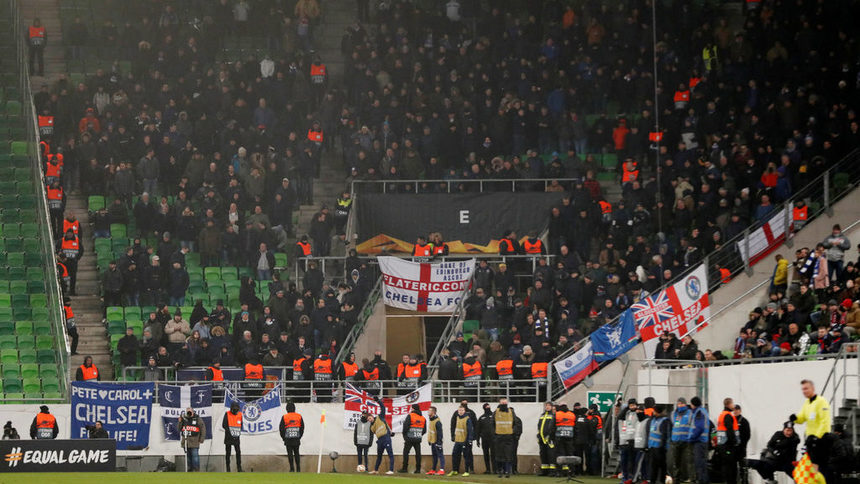 "Челси" осъди антисемитски скандирания на феновете си в мача с "МОЛ Види"