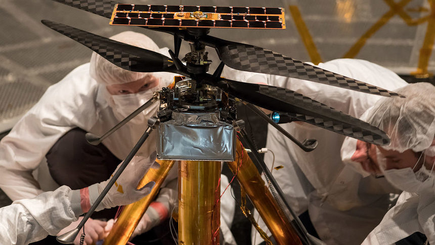 Хеликоптерът на НАСА, който ще изследва Марс, премина всички тестове и е готов за мисия