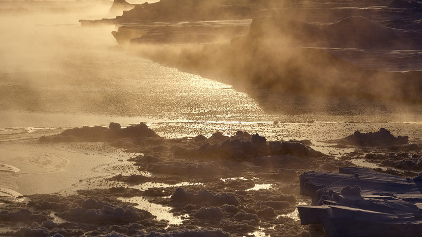 Изпускането на метан в затоплящата се Арктика може да е започнало