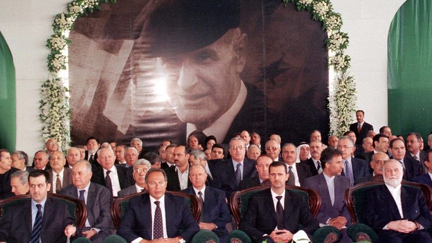 Ливанското, сирийското и иранското ръководство на годишнината от смъртта на Хафез ал Асад, 10 юни 2001 г.