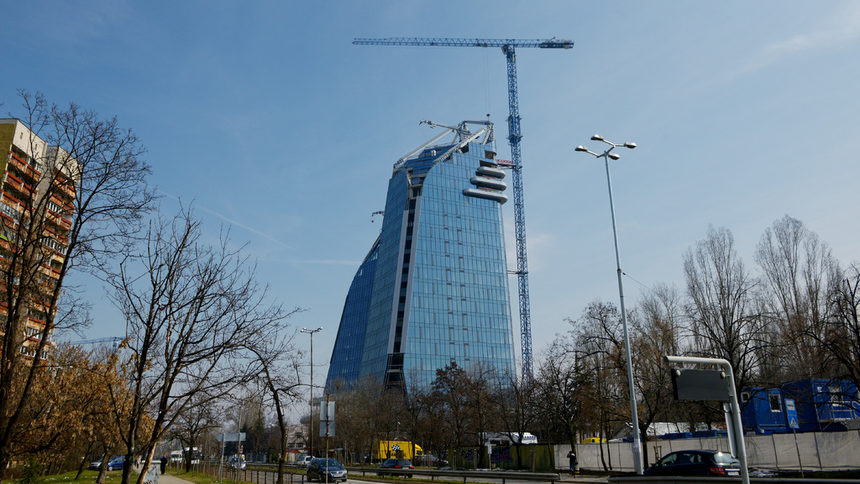 NV Tower е на бул. "Г.М.Димитров"