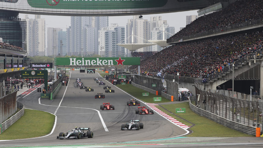 Китай остава в календара на Формула 1 до 2025 г.