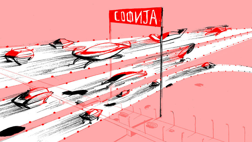 По дроновата магистрала Скопие - София