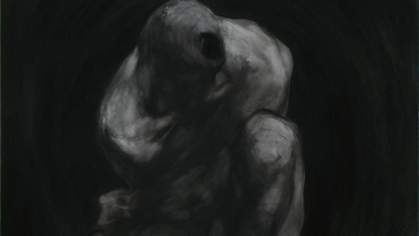 Щастливи дни, "22.11.2013", 2013, маслени бои върху платно, 280х207 смОт изложбата "О, Щастливи дни", 2014