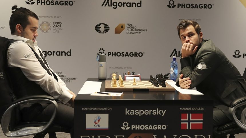 Карлсен поведе в мача за световната титла след рекордно дълга партия
