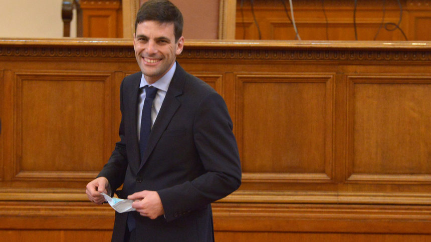 Откриване на 47 народно събрание, парламент Никола Минчев