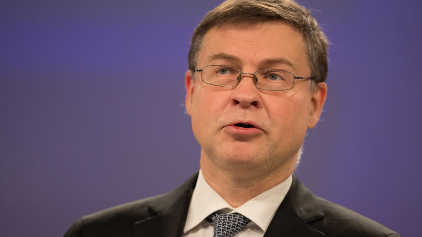 Валдис Домбровскис, изпълнителен вицепрезидент на Европейската комисия за икономиката
