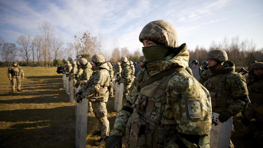 Учение на украински гранични сили