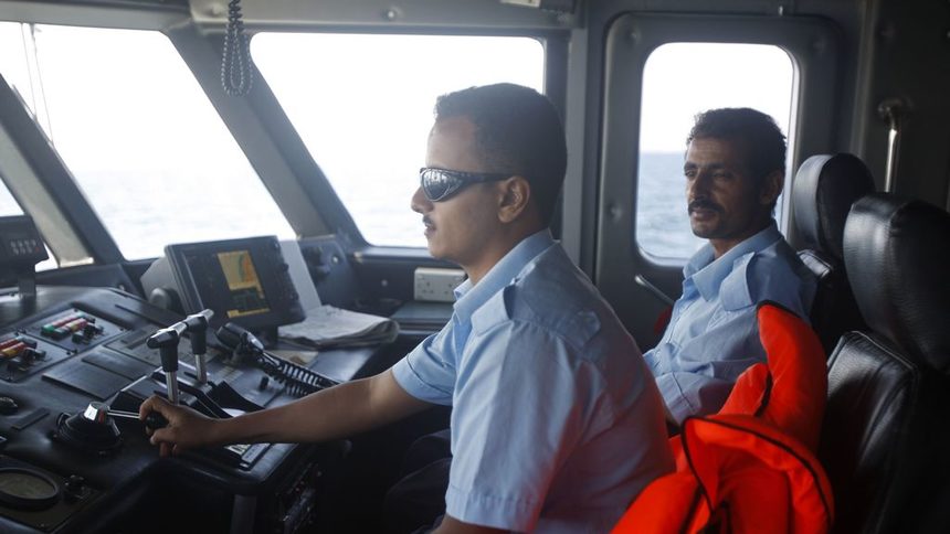 Йеменската брегова охрана също участва в борбата срещу пиратството<br />