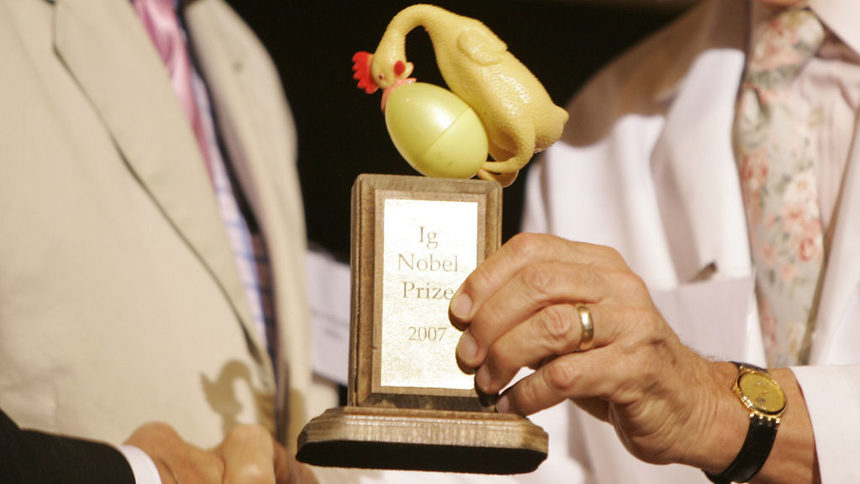 Пародийните нобелови награди бяха връчени в Харвард
