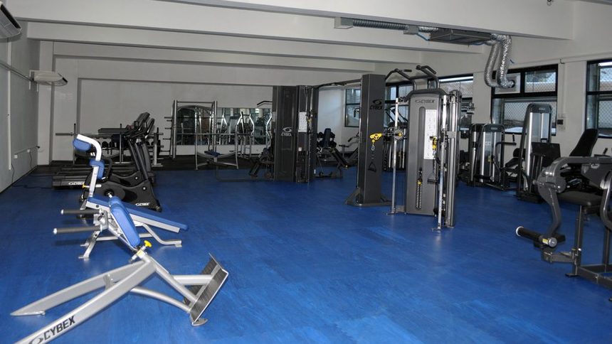 Новата зала за фитнес на "Белмекен"