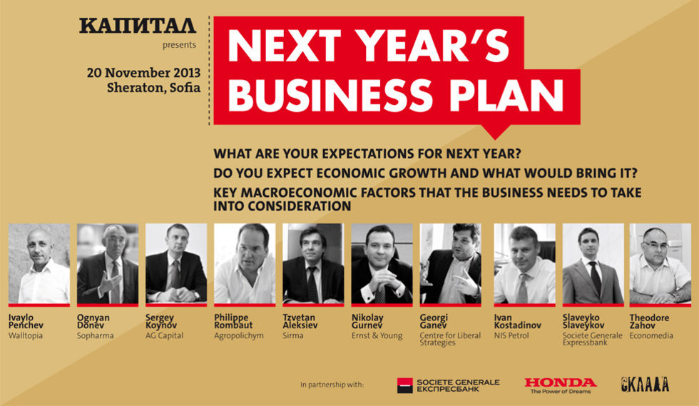 Next Year's Business Plan 2013